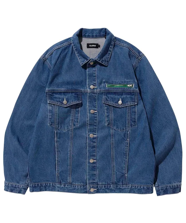 X-Large Denim Trucker giacca jeans indaco cotone