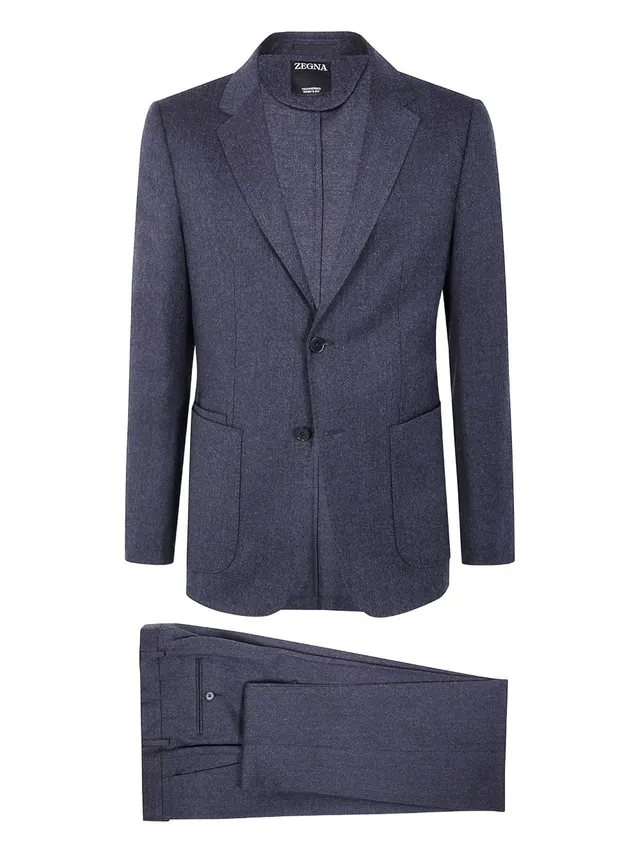 Ermenegildo Zegna 222741A2 completo uomo blu lana