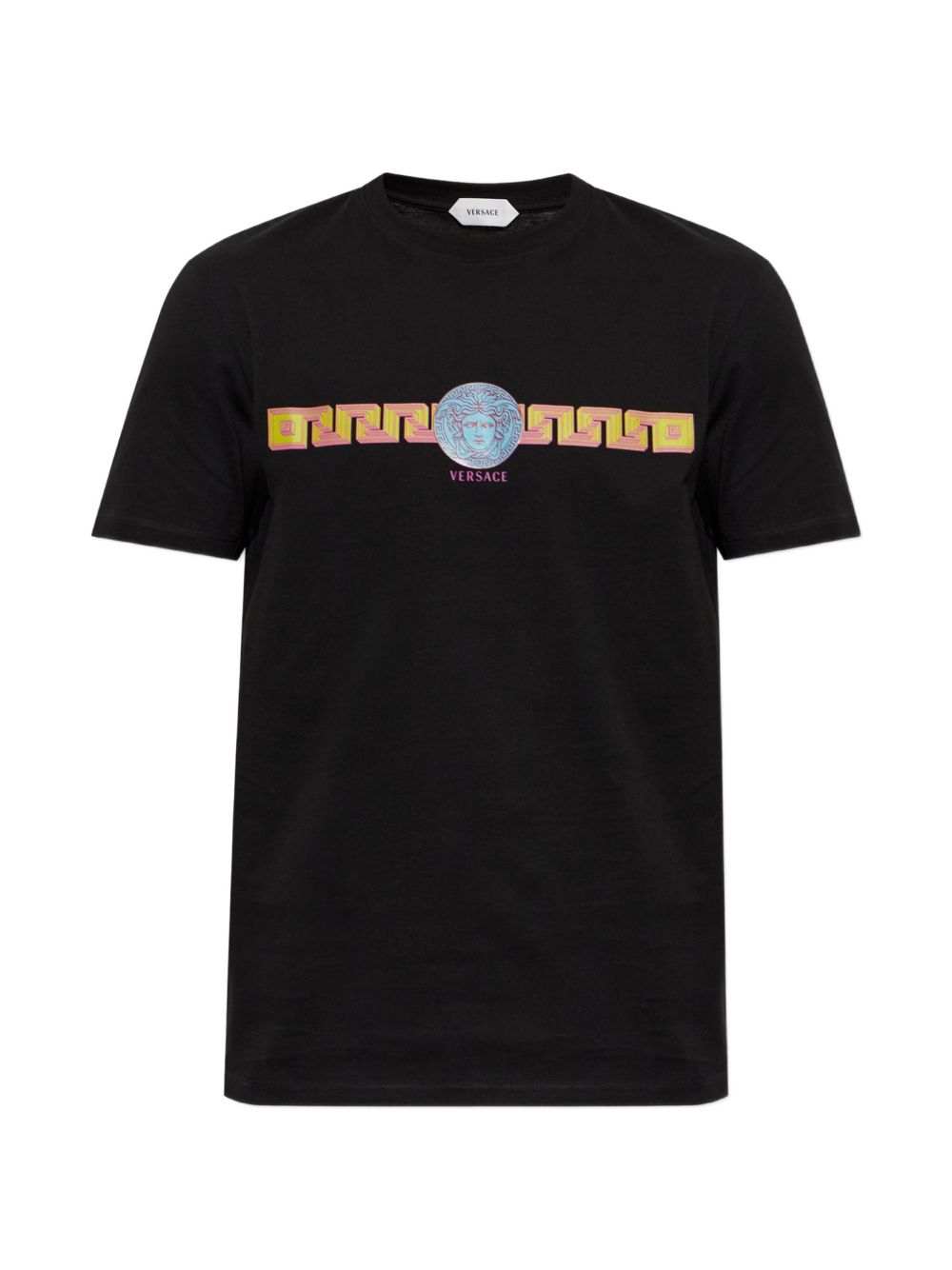 Versace 1026452 t-shirt nera uomo taglia vera