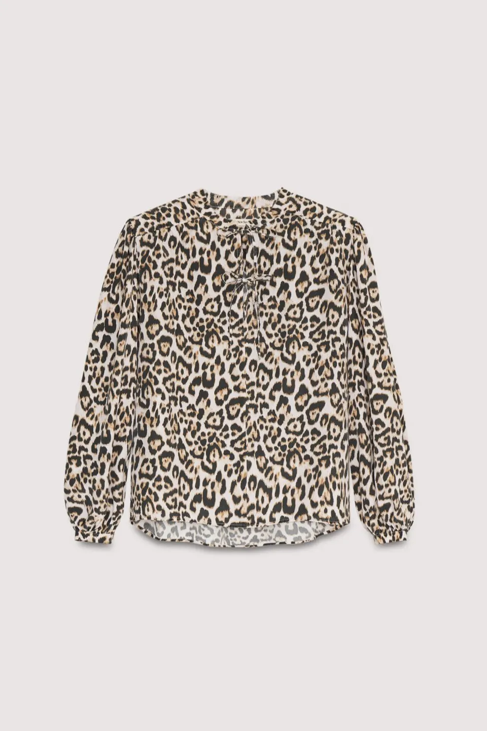 The New Society Nelia Woman blusa leopardata lyocell