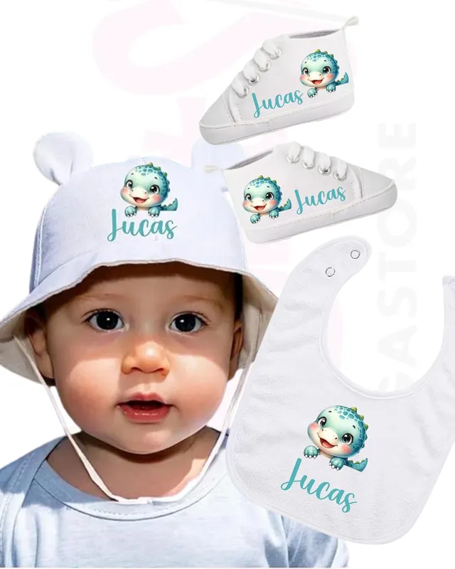 Mr. Gadgets Draghetto kit neonato personalizzato cotone