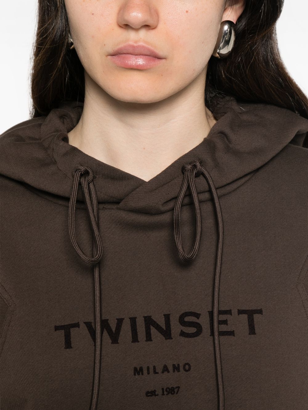 Twinset 262TP272B tuta donna marrone scuro