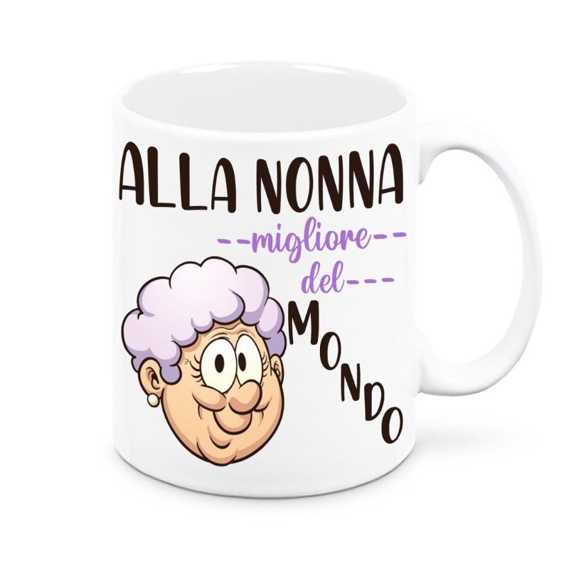Mr. Gadgets Nonni tazza personalizzata per microonde e lavastoviglie