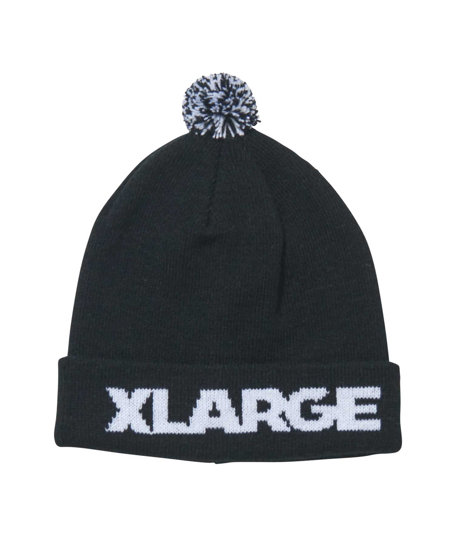 X-Large Standard Logo berretto con pon pon blu taglia unica acrilico