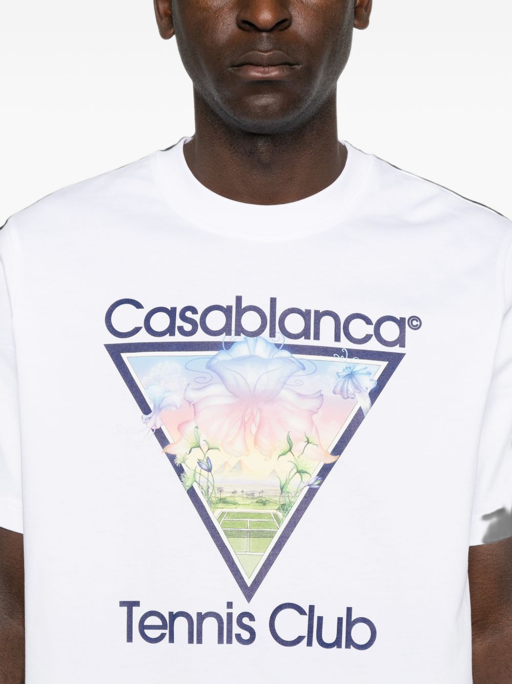 Casablanca M-AW26-JTS t-shirt uomo cotone