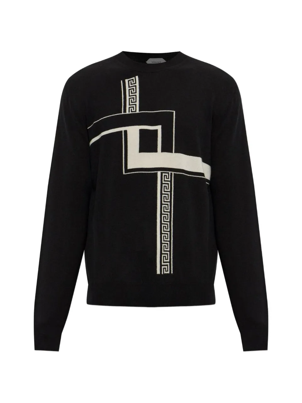Versace 1026797 1A190571B000 maglia uomo nera