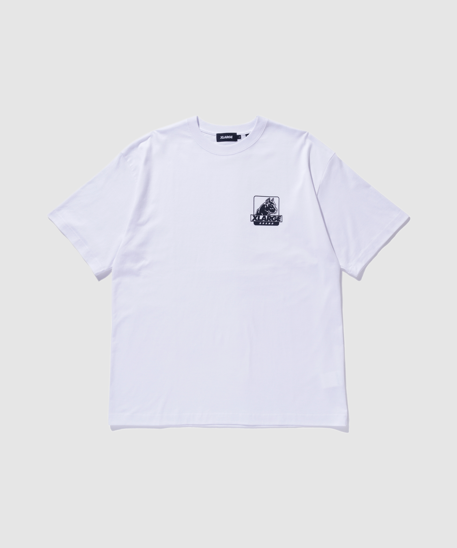 X-Large Pitbull t-shirt bianca cotone