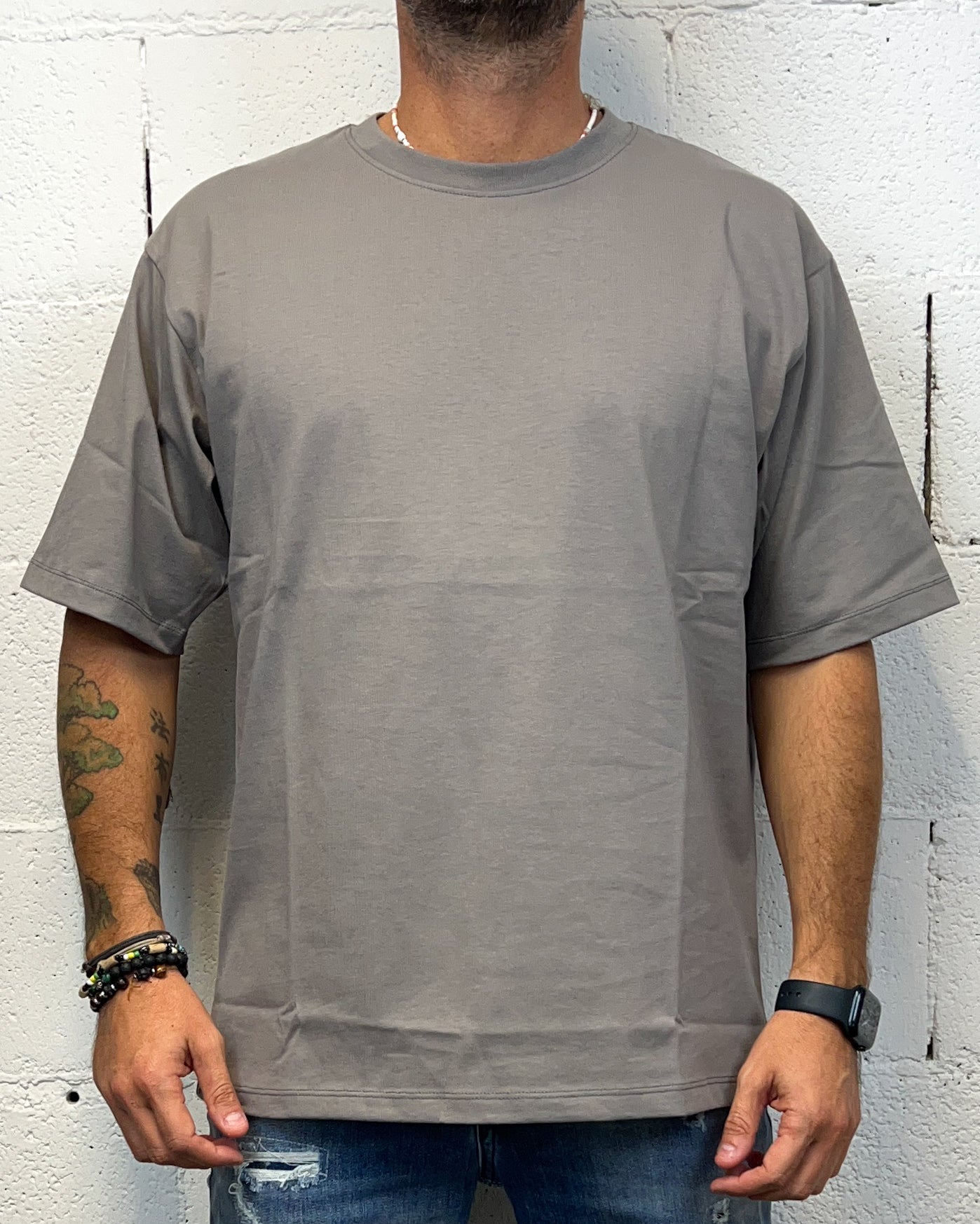 DROPIN Originals t-shirt oversize ferro vestibilita regolare