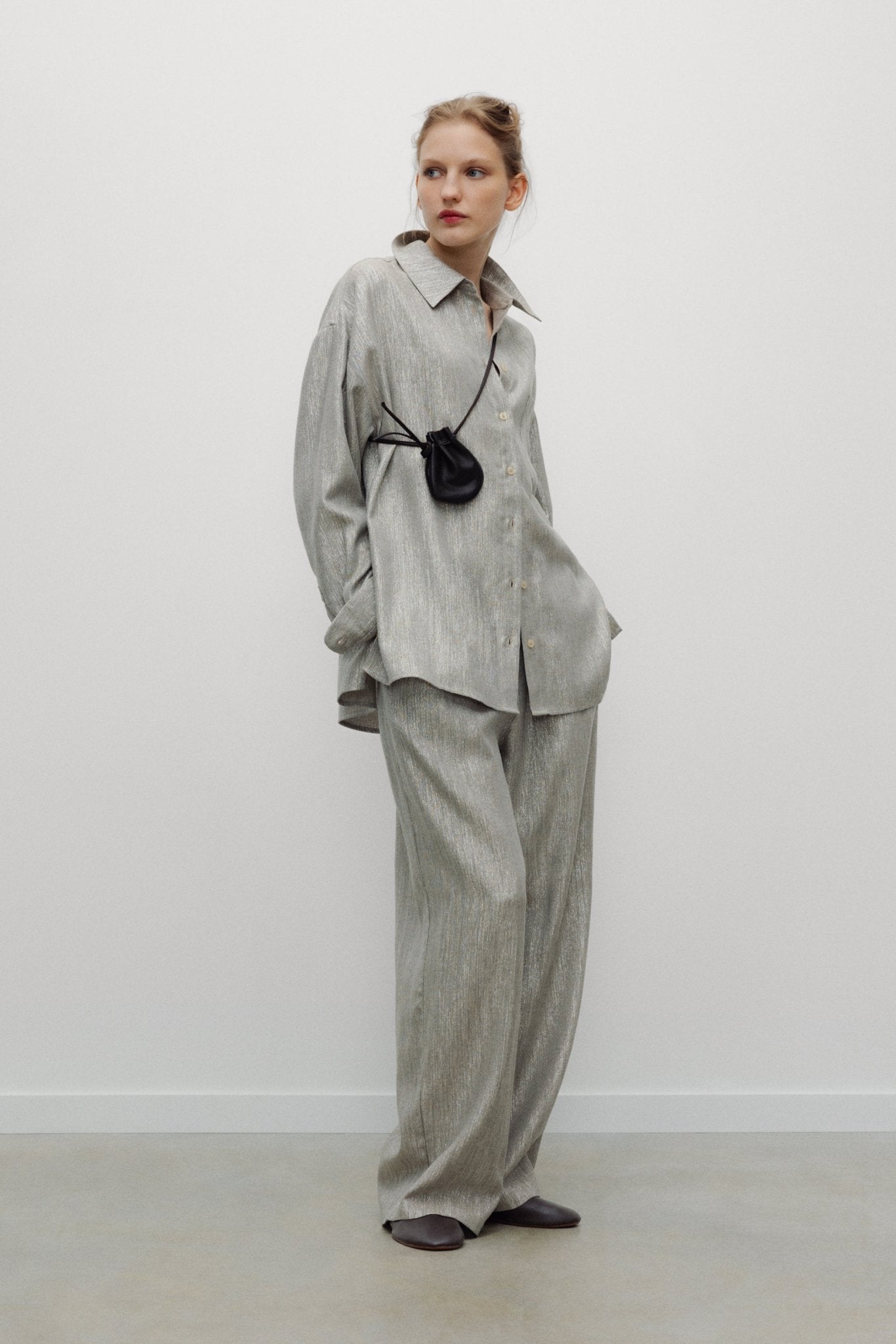 The New Society Iris Woman Trouser pantaloni viscosa