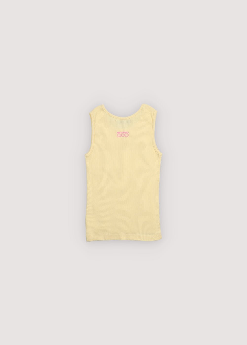 The New Society SmileyWorld canotta bambina giallo cotone