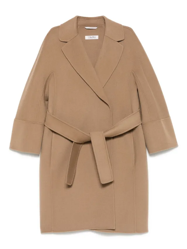 S Max Mara 2529016071600 cappotto lana marrone