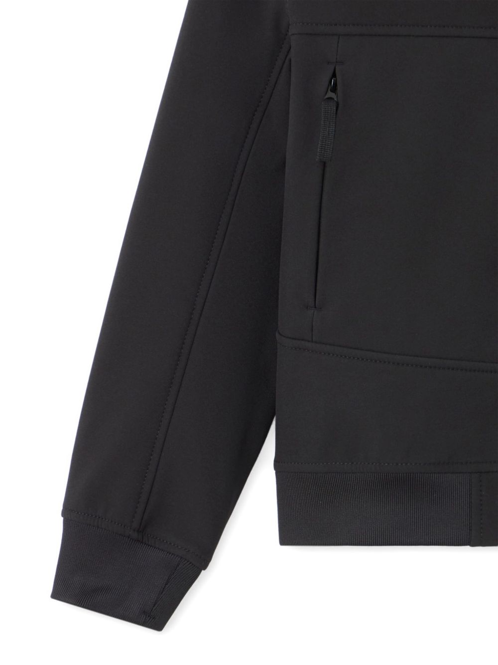 Stone Island Junior Q100001 parka nera 10 anni zip