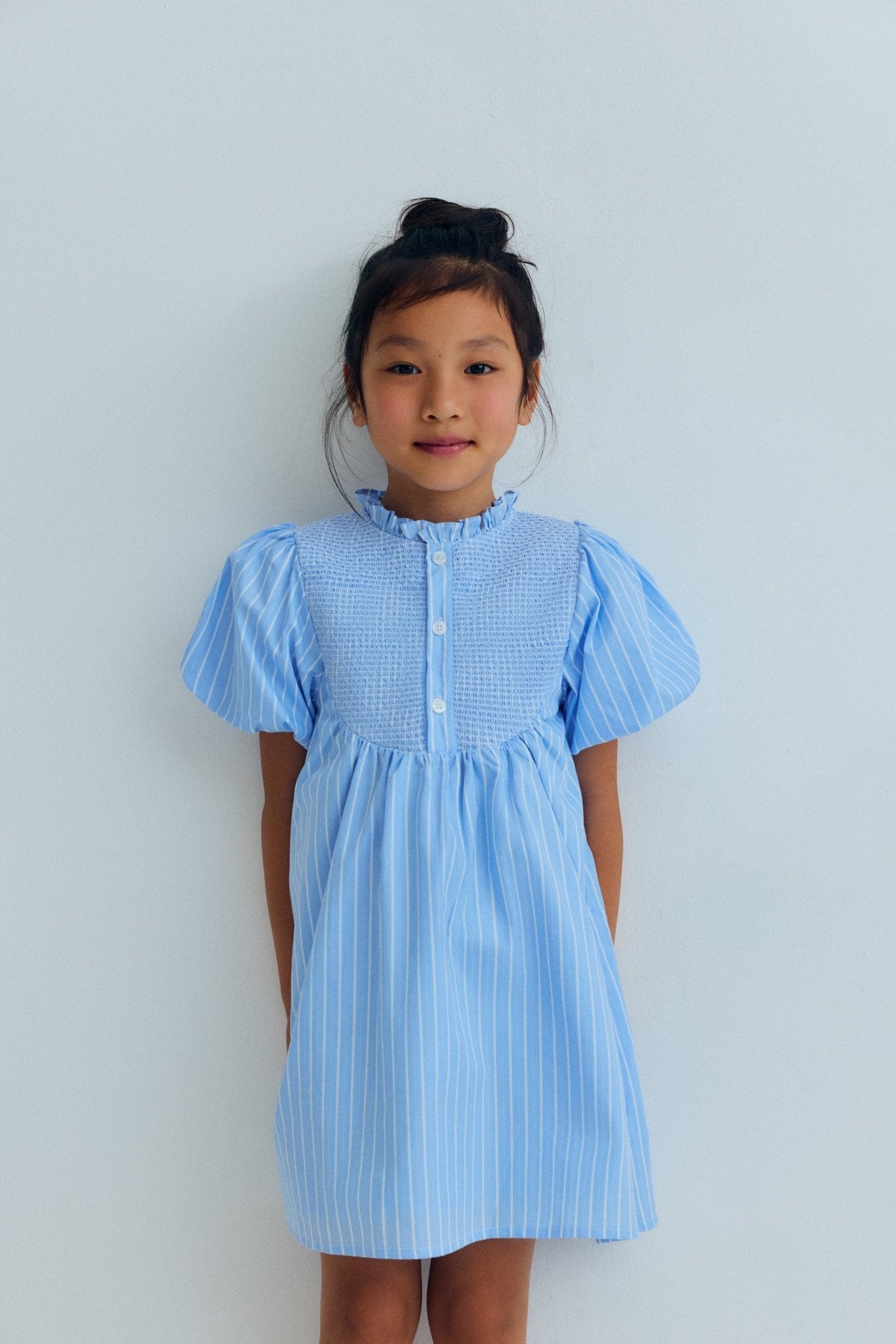 The New Society Ficus Dress Ficus Stripes vestito righe cotone
