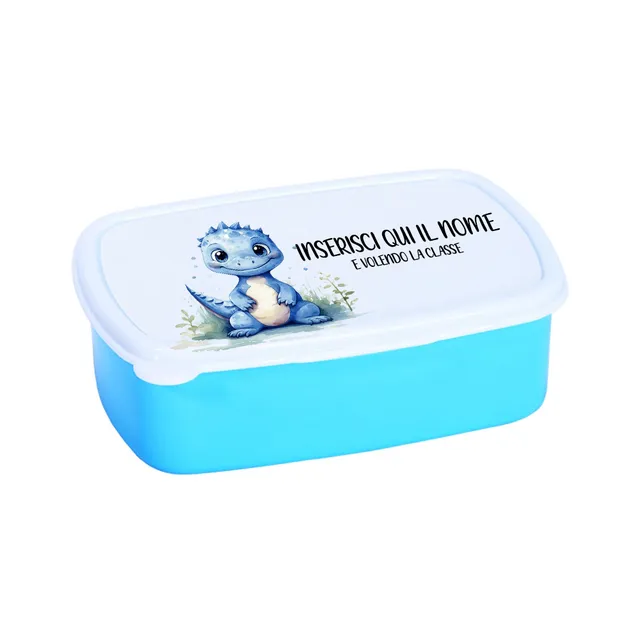 Mr. Gadgets Drago Azzurro porta merenda azzurra resistente