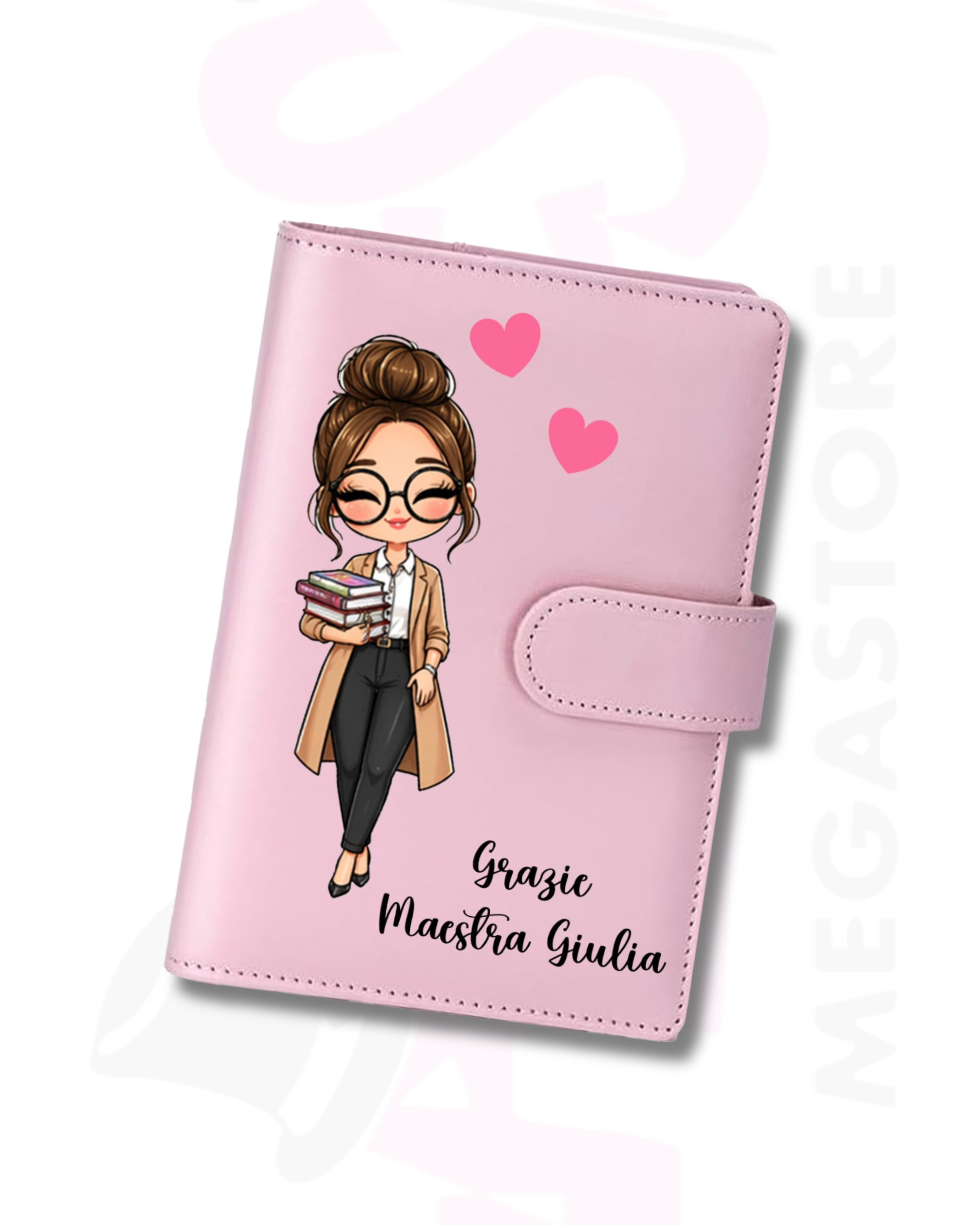 Mr. Gadgets porta agenda per maestri personalizzata colorata