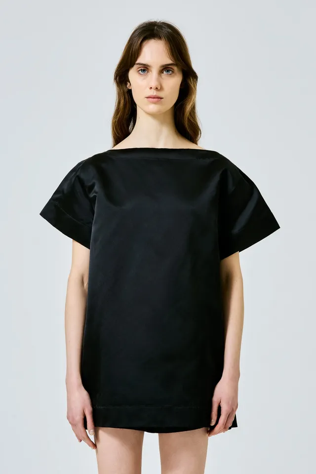 Sa Su Phi Valentina vestito t-shirt in duchesse azzurro