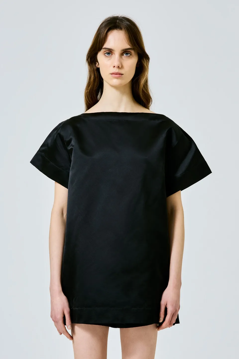 Sa Su Phi Valentina vestito t-shirt in duchesse azzurro