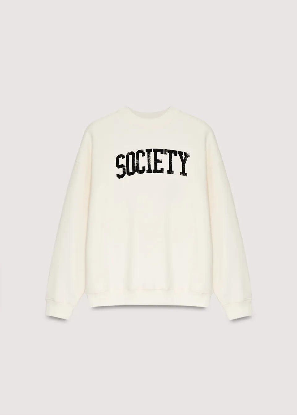 The New Society Society felpa teen bianco cotone