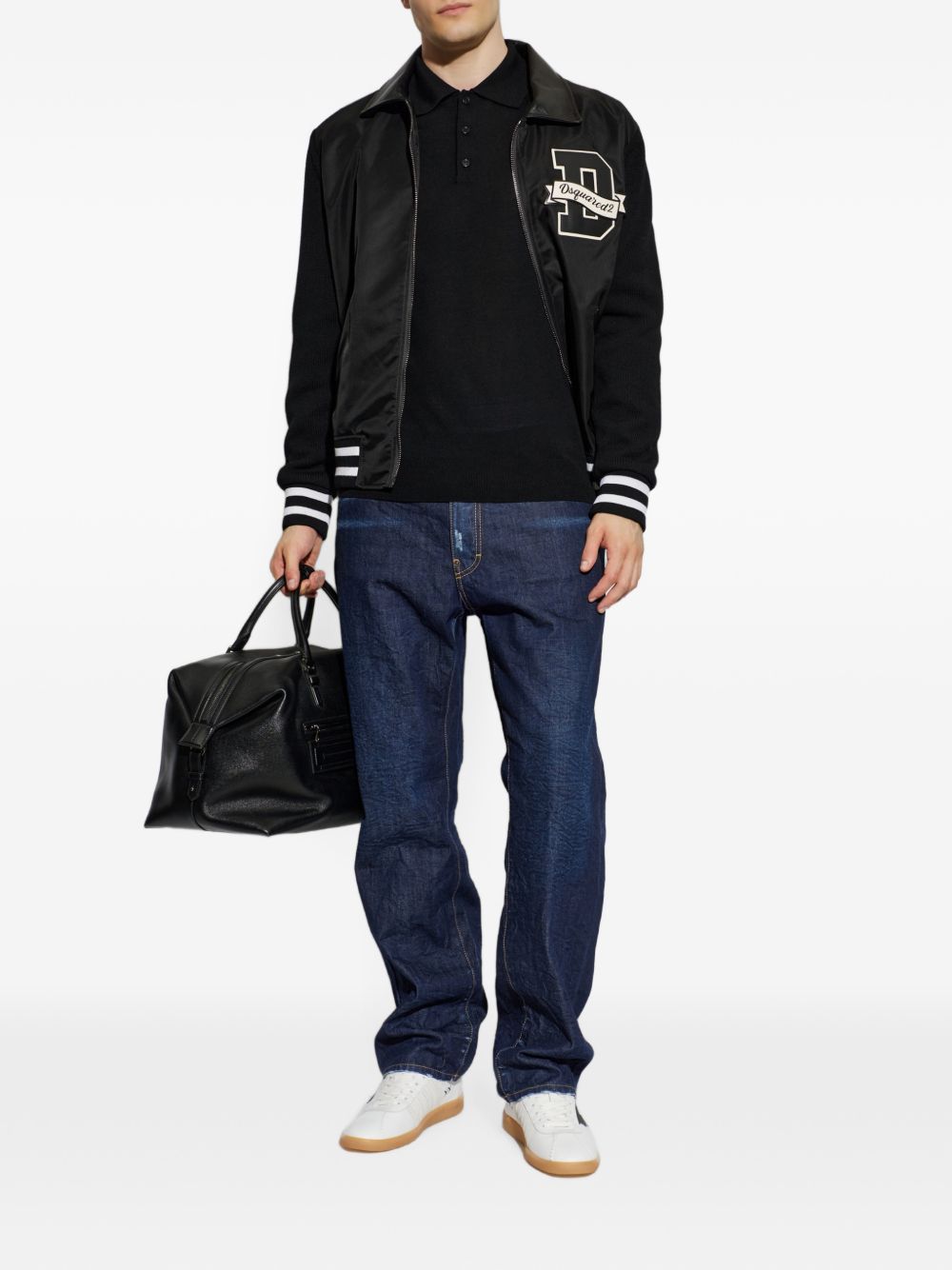 Dsquared2 S74HA1663 maglia nera uomo