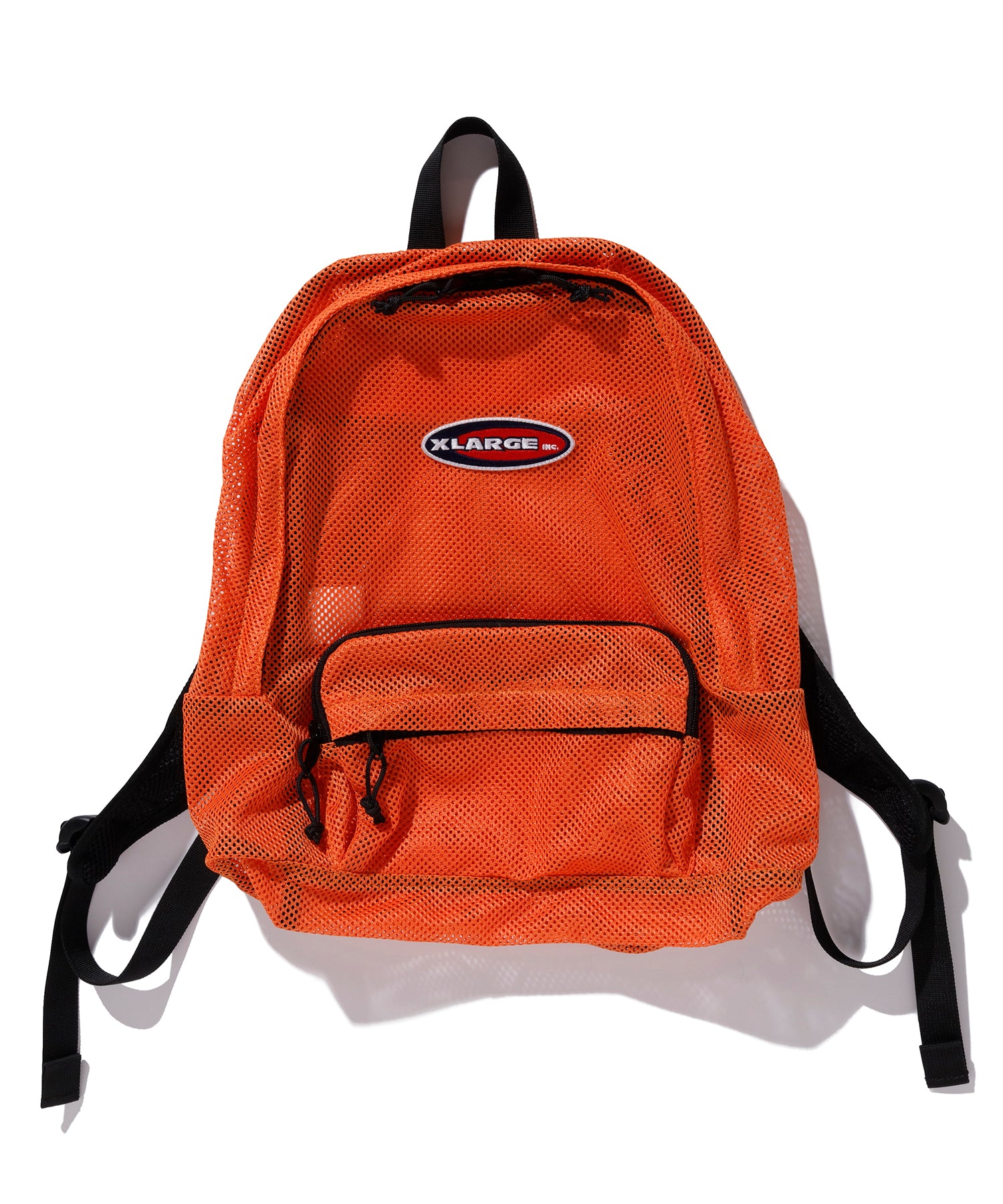 X-Large Patched Mesh Backpack zaino nero mesh