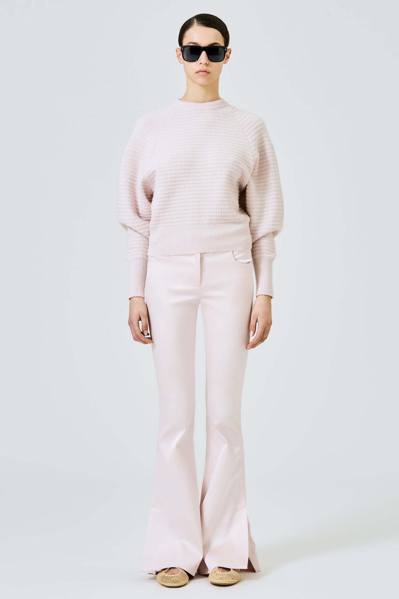 Sa Su Phi Elena pantaloni seta cotone rosa
