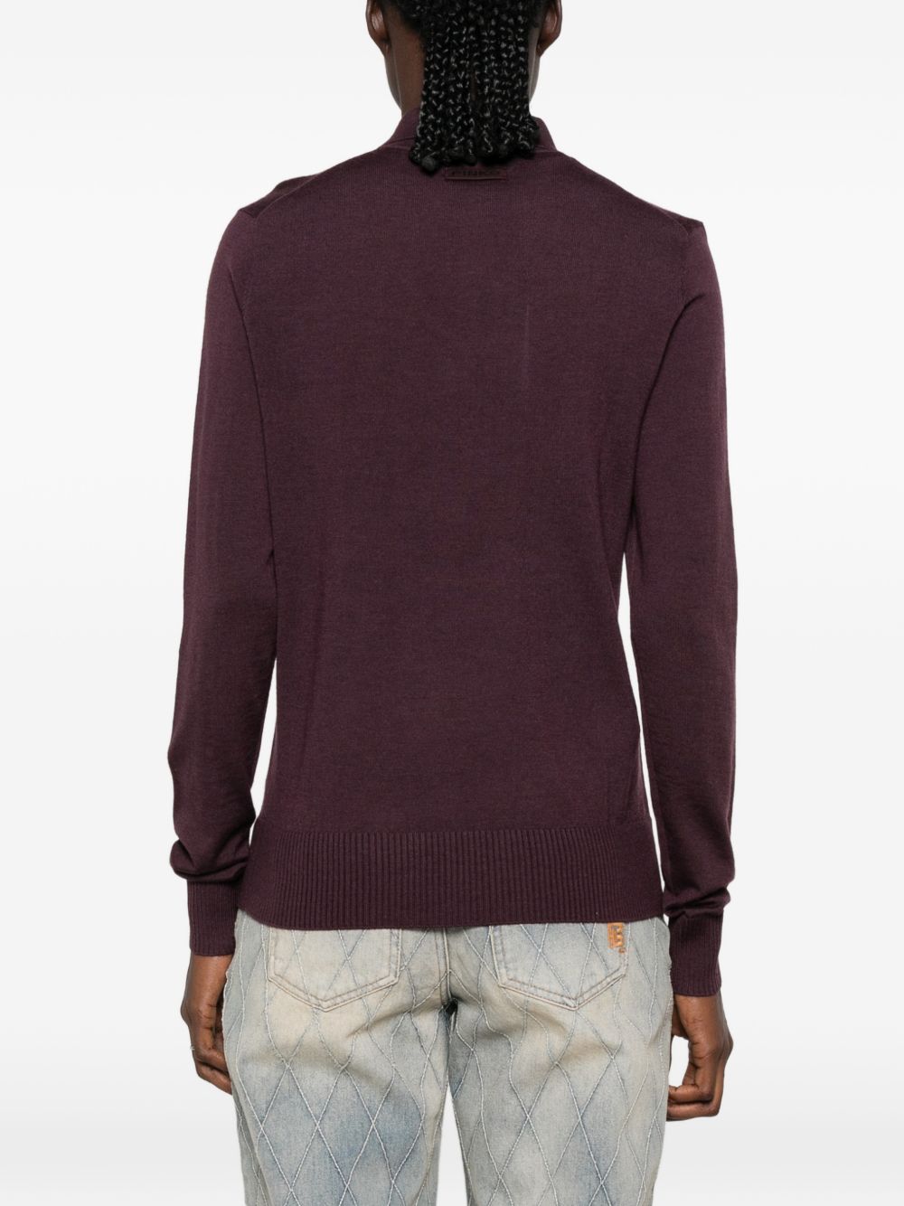 Pinko 107249 maglia viola donna