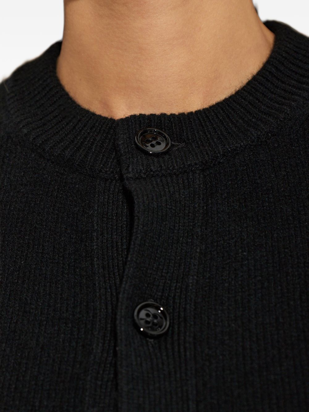 AMI FKC364 cardigan donna nero
