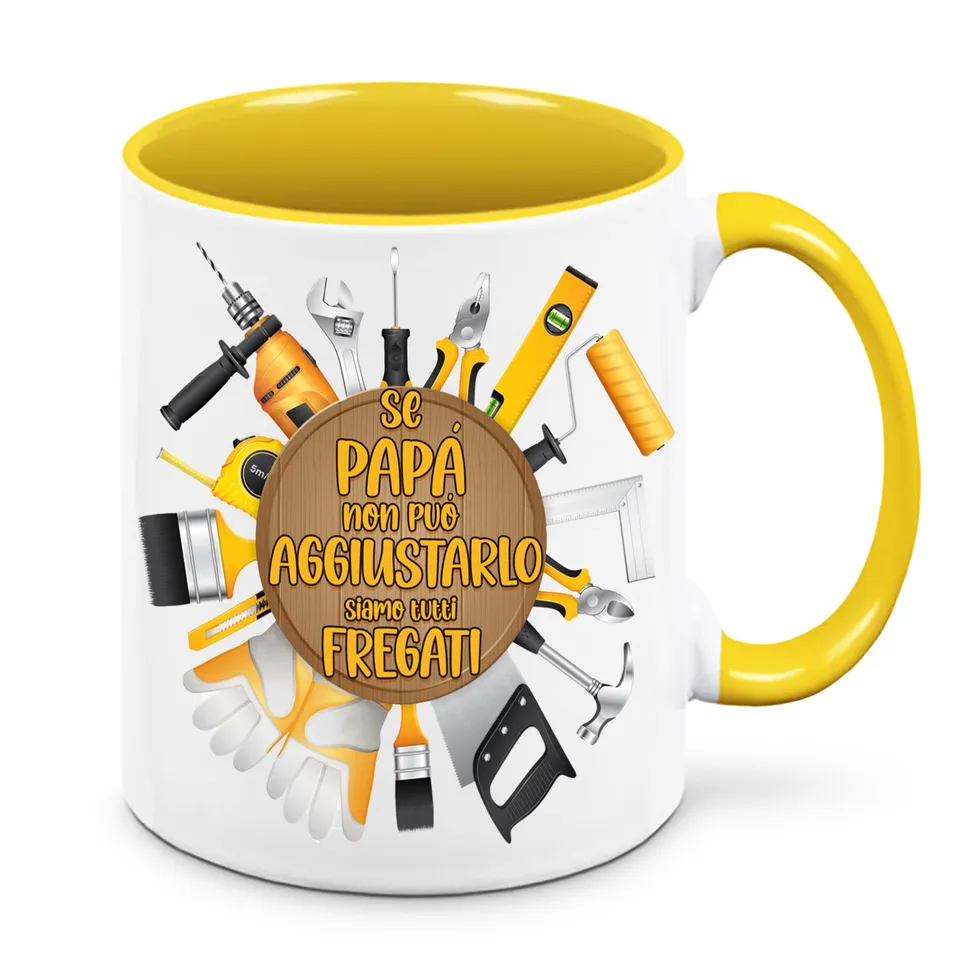 Mr. Gadgets Papà Aggiusta Tutto tazza festa del papà
