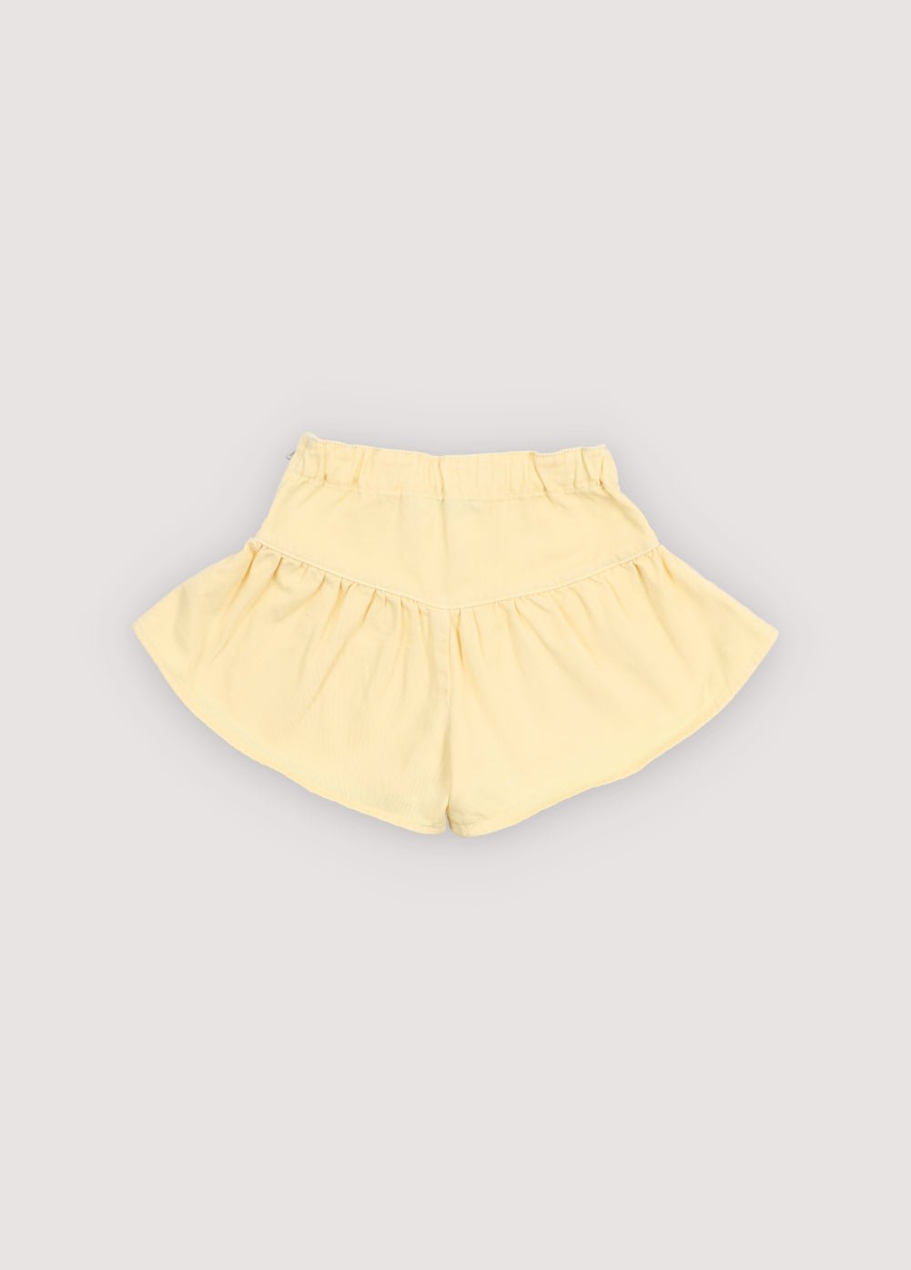 The New Society Bellis shorts 6 anni giallo cotone