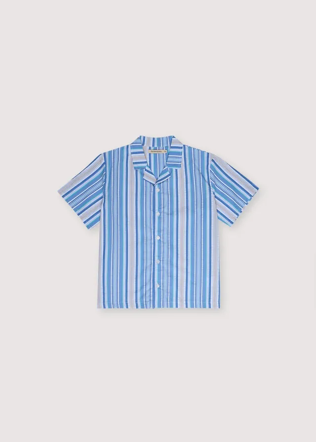 The New Society Tebas Shirt camicia bambino 6y righe cotone