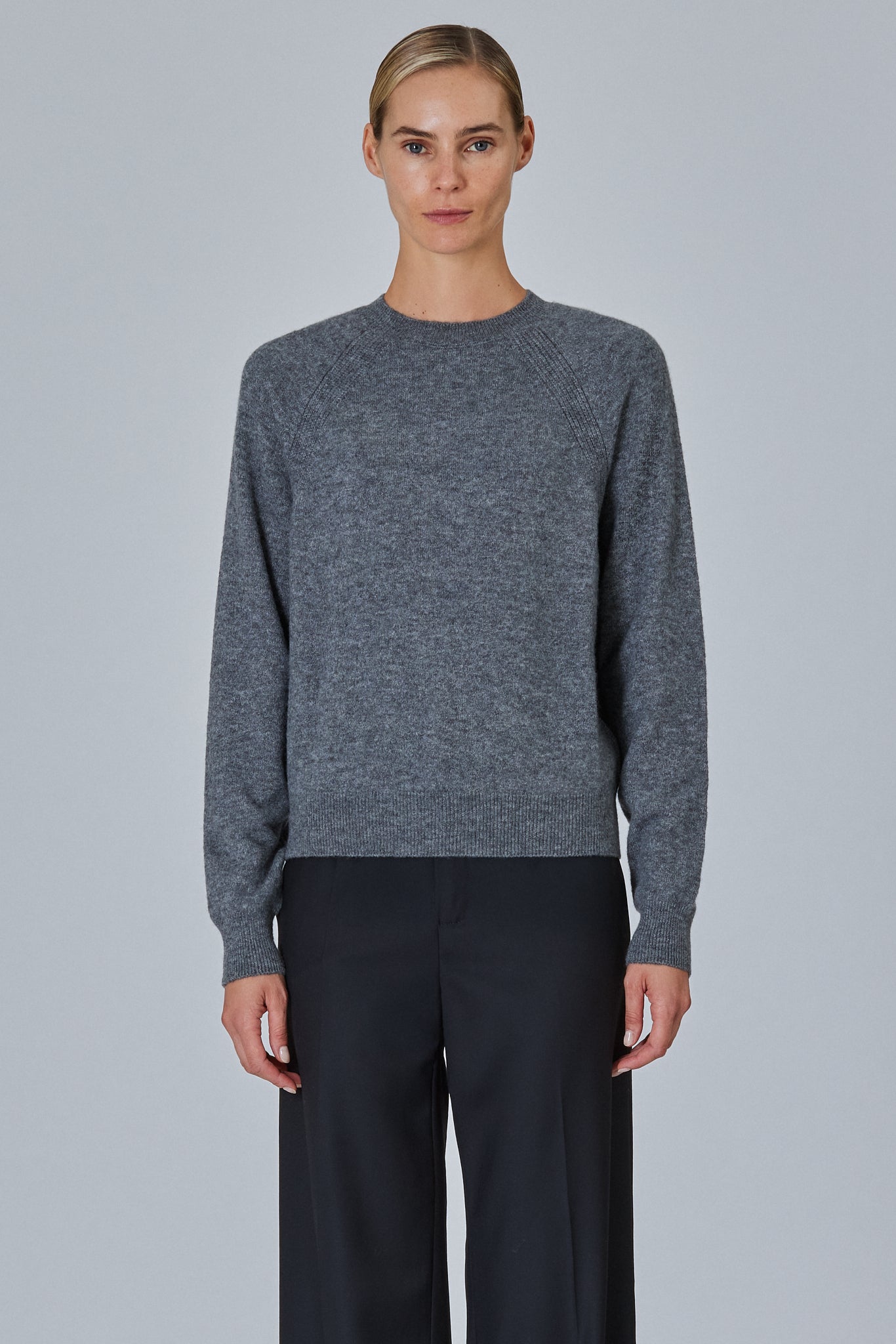 Sa Su Phi Round Neck maglione 38 girocollo spazzolato