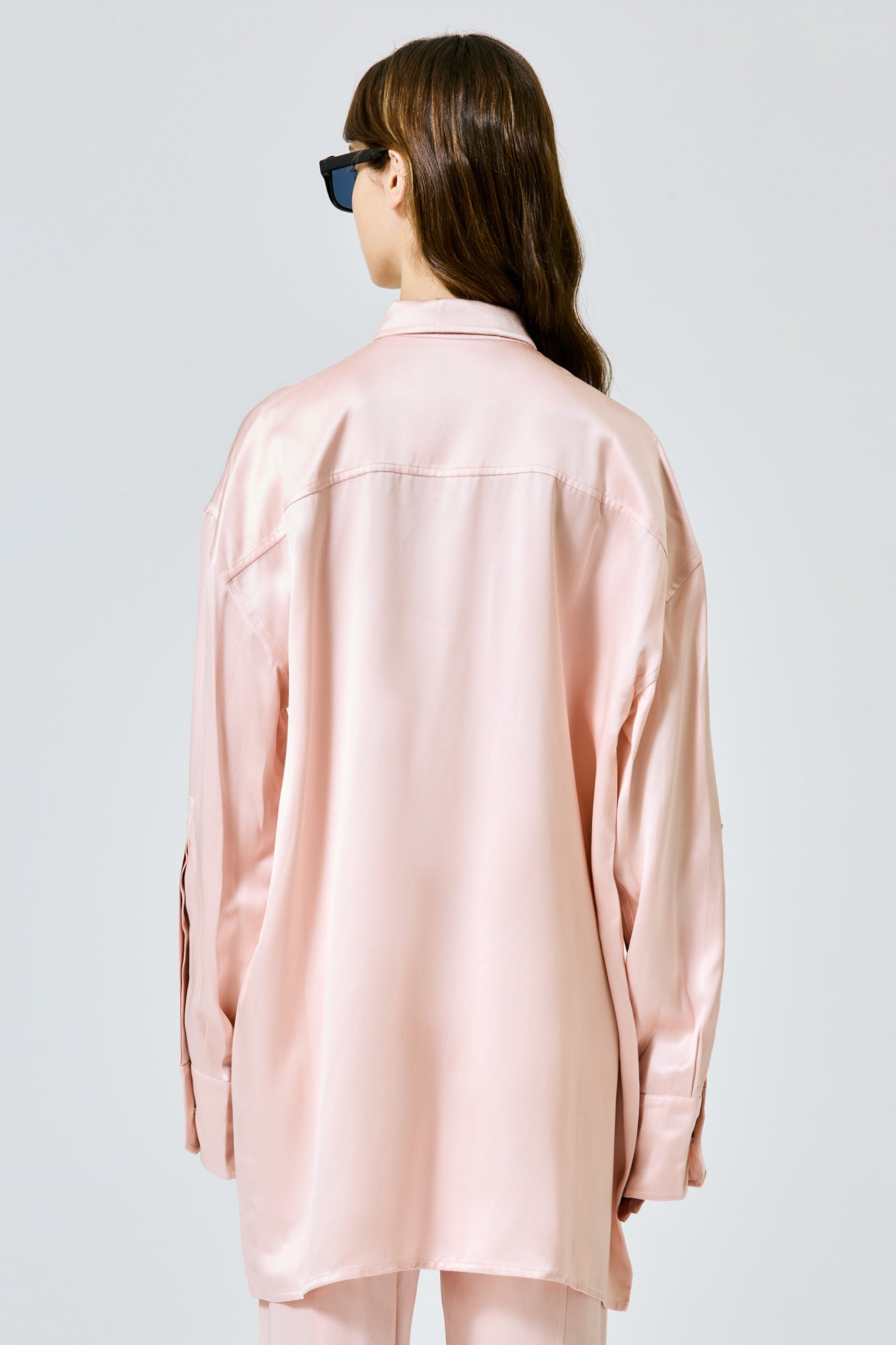 Sa Su Phi Valentina camicia rosa double satin