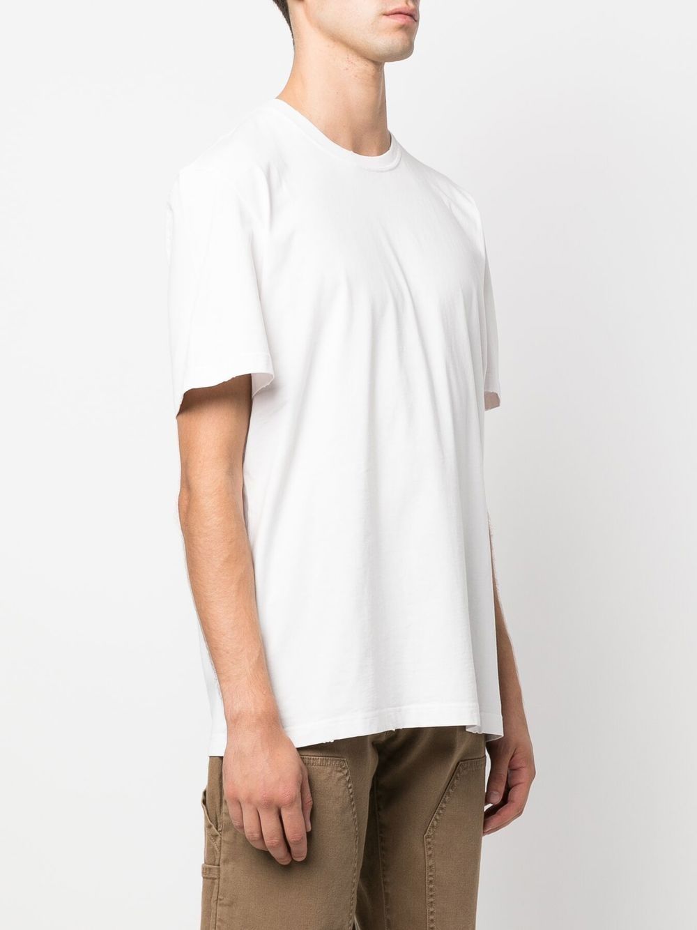 Golden Goose GMP01220 t-shirt uomo bianca cotone