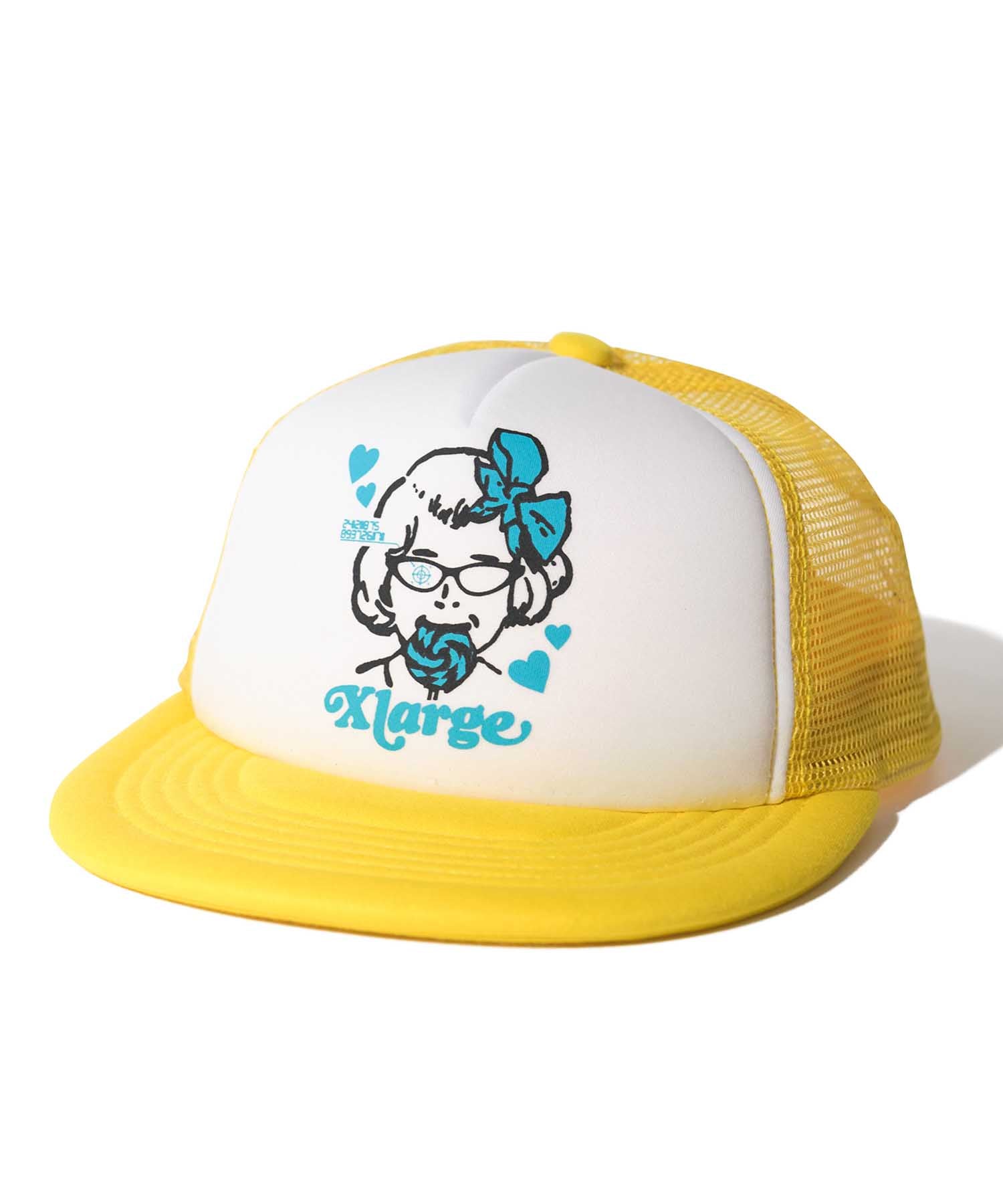 X-Large Lolipop cappellino trucker nero rete