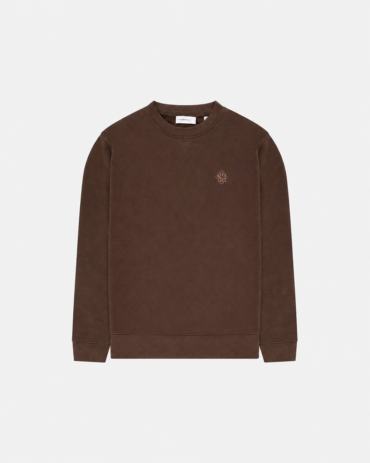 GOODPEOPLE Lommy maglione girocollo marrone