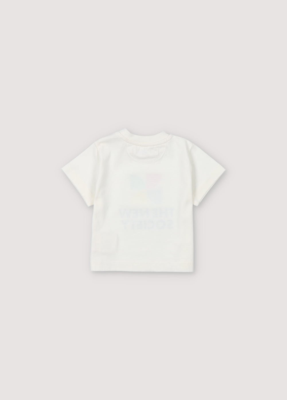 The New Society Mykonos T-Shirt Bimbo Cocco Logo Pastello