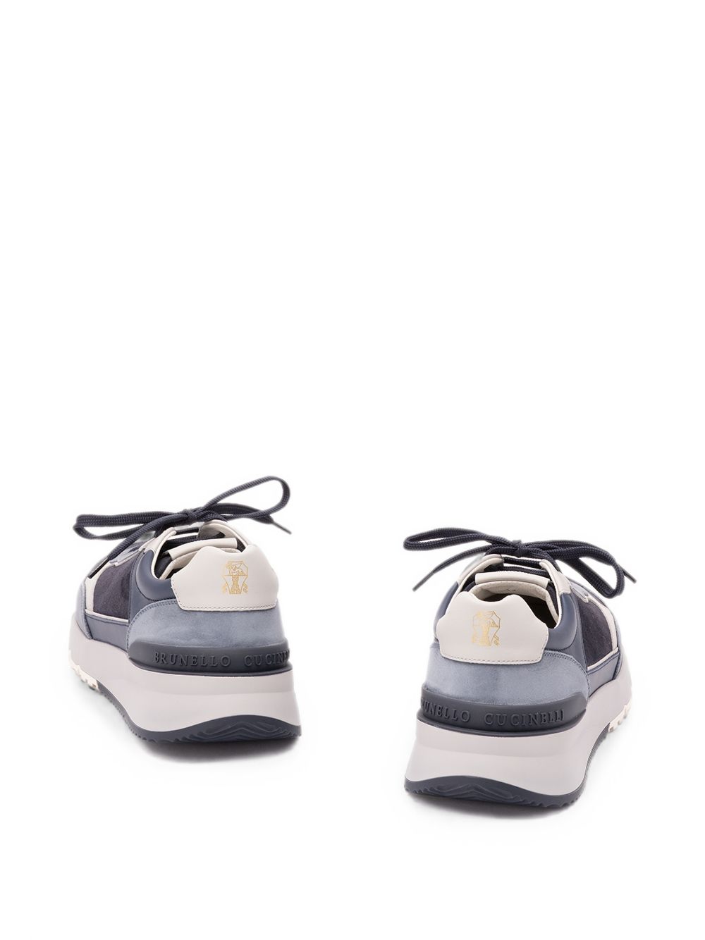 Brunello Cucinelli MZUSNEO355 scarpe basse blu 42