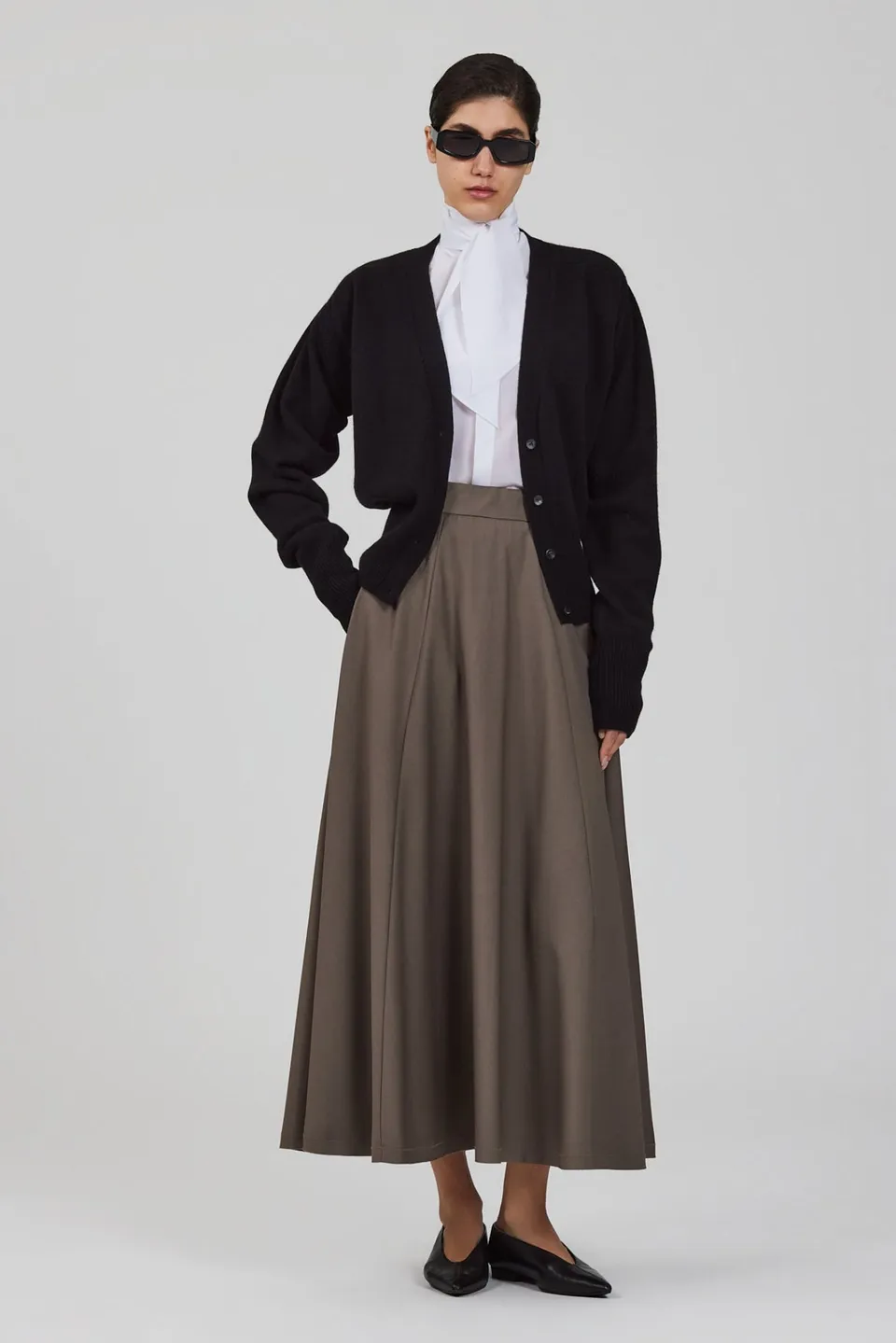 Sa Su Phi cardigan scollo V cashmere bordeaux
