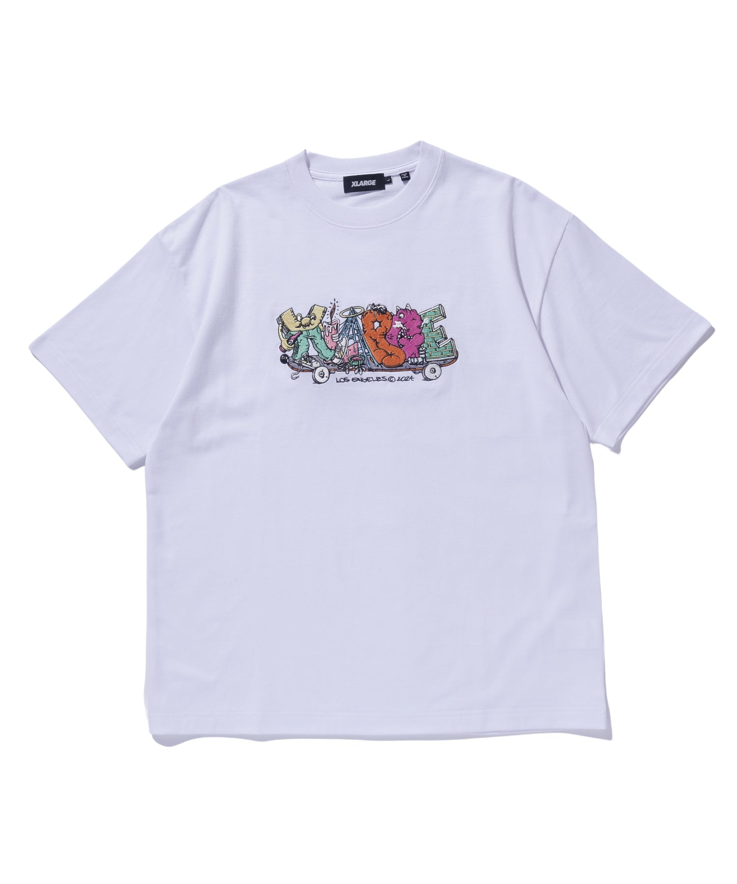 X-Large Hangout S/S Tee maglietta verde cotone