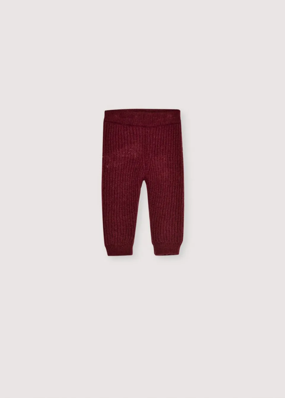 The New Society Lina pantalone knit neonato plum fantasy lana