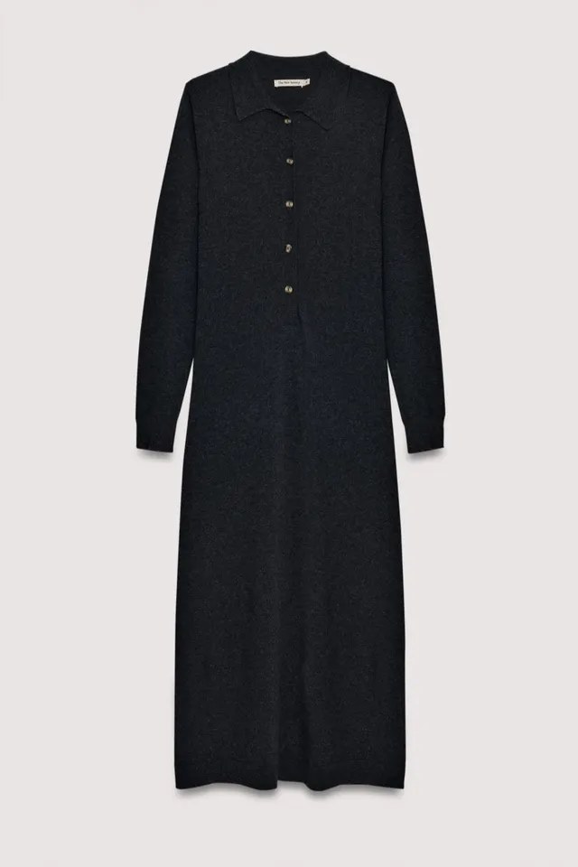 The New Society Agatha abito donna grigio cashmere