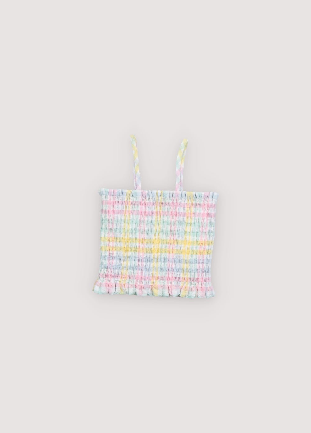 The New Society Mallow Top Mallow Check seersucker