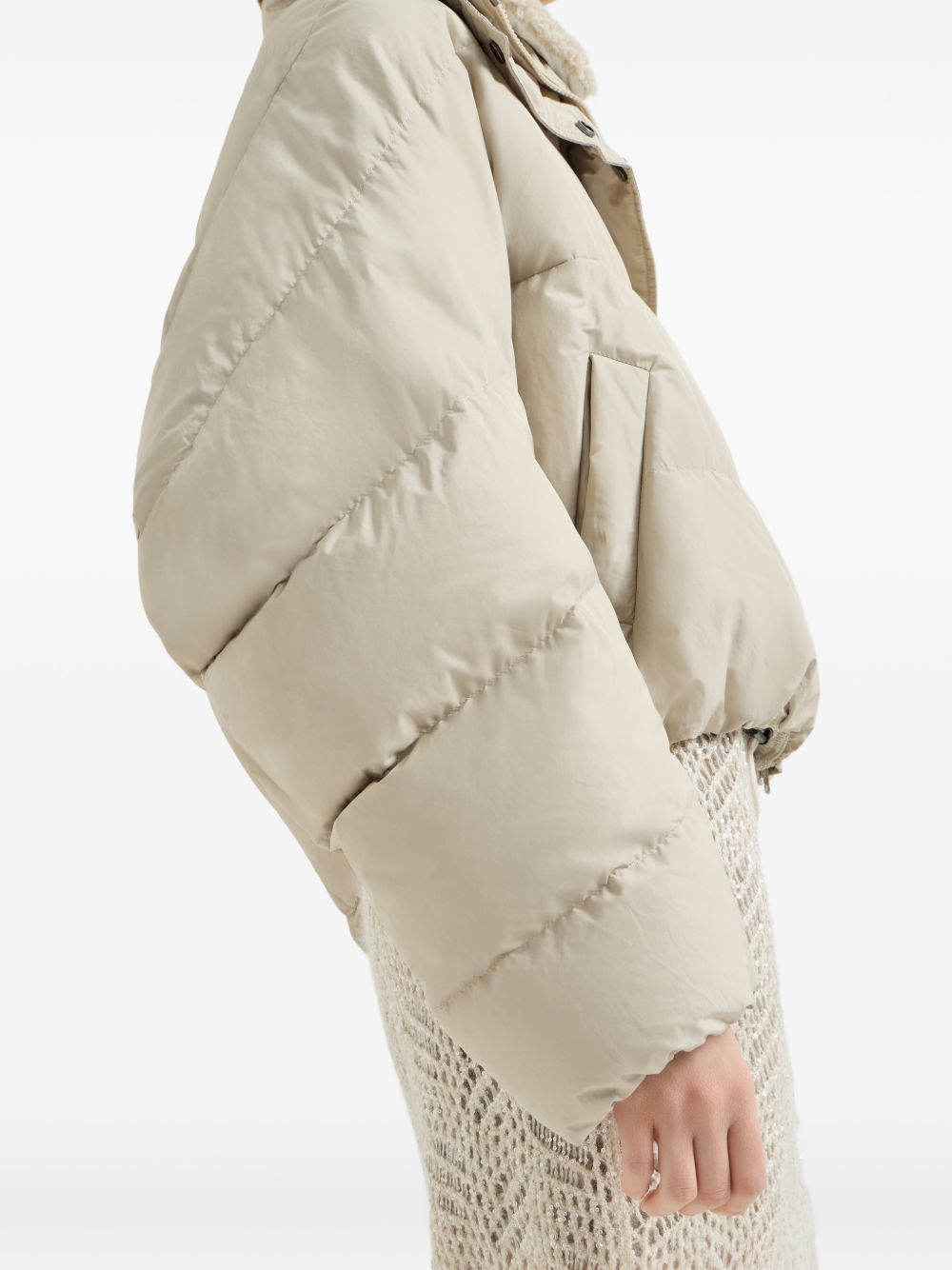 Brunello Cucinelli MH5257474 piumino donna beige