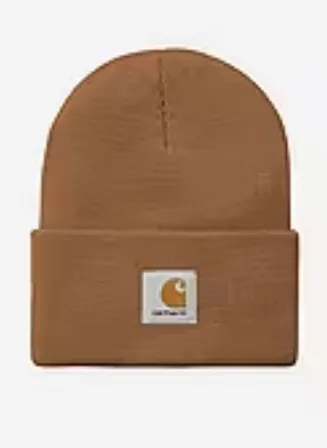 Carhartt I020222 cappello marrone taglia unica invernale