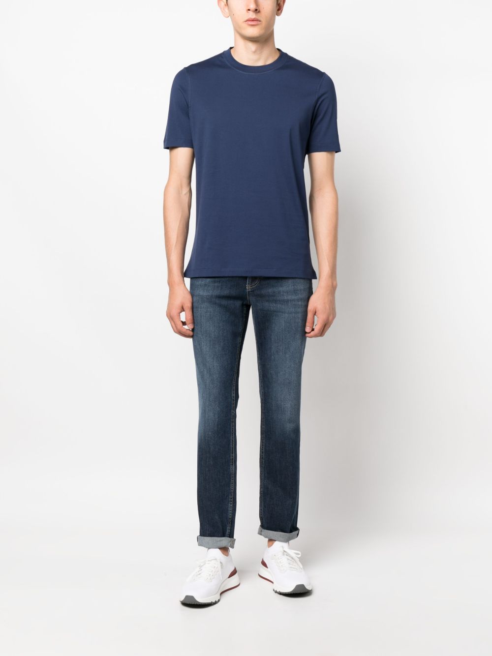 Brunello Cucinelli M283PD3210 jeans denim scuro uomo