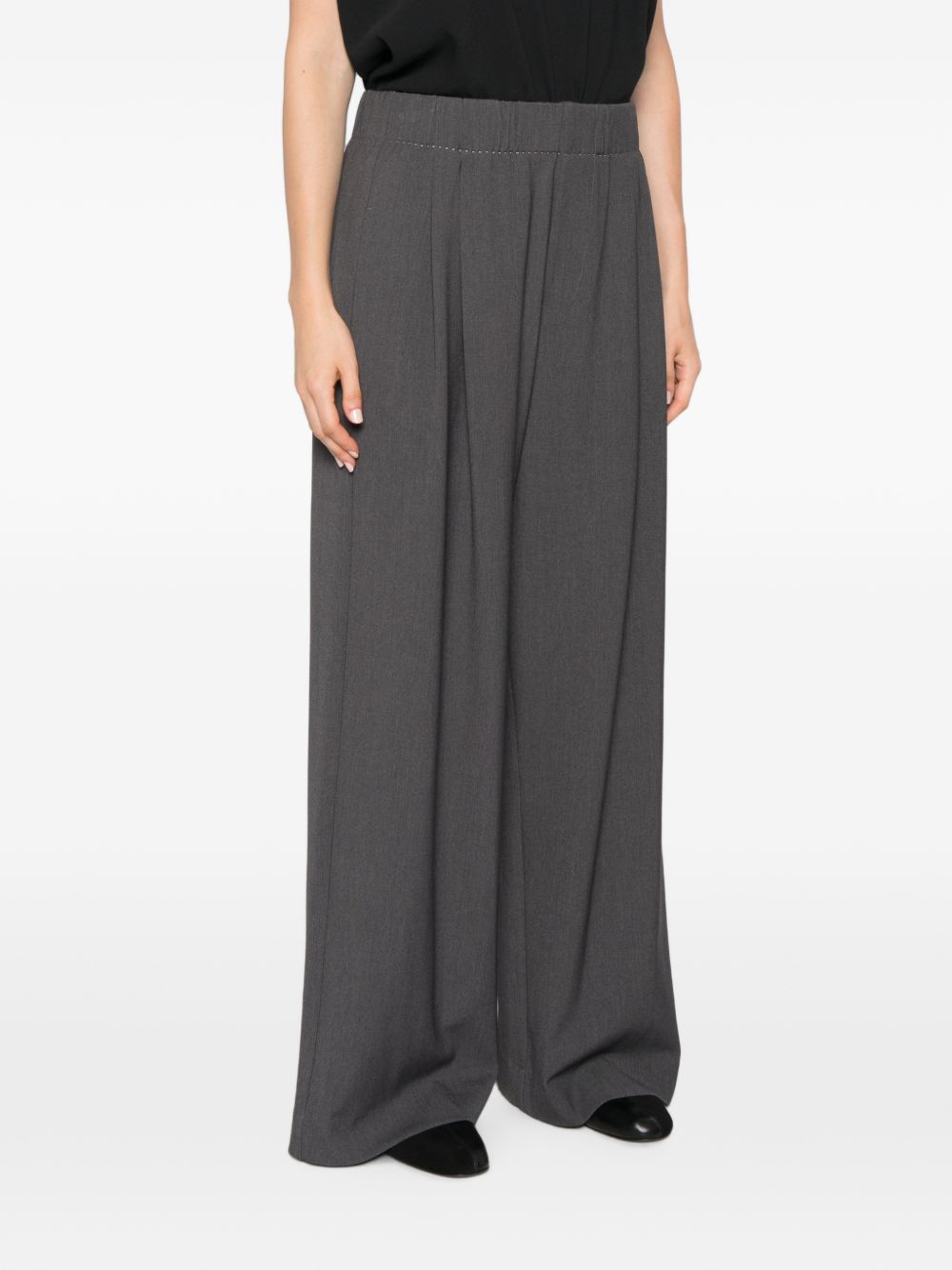 Eleh EFW260074 pantaloni grigio scuro donna