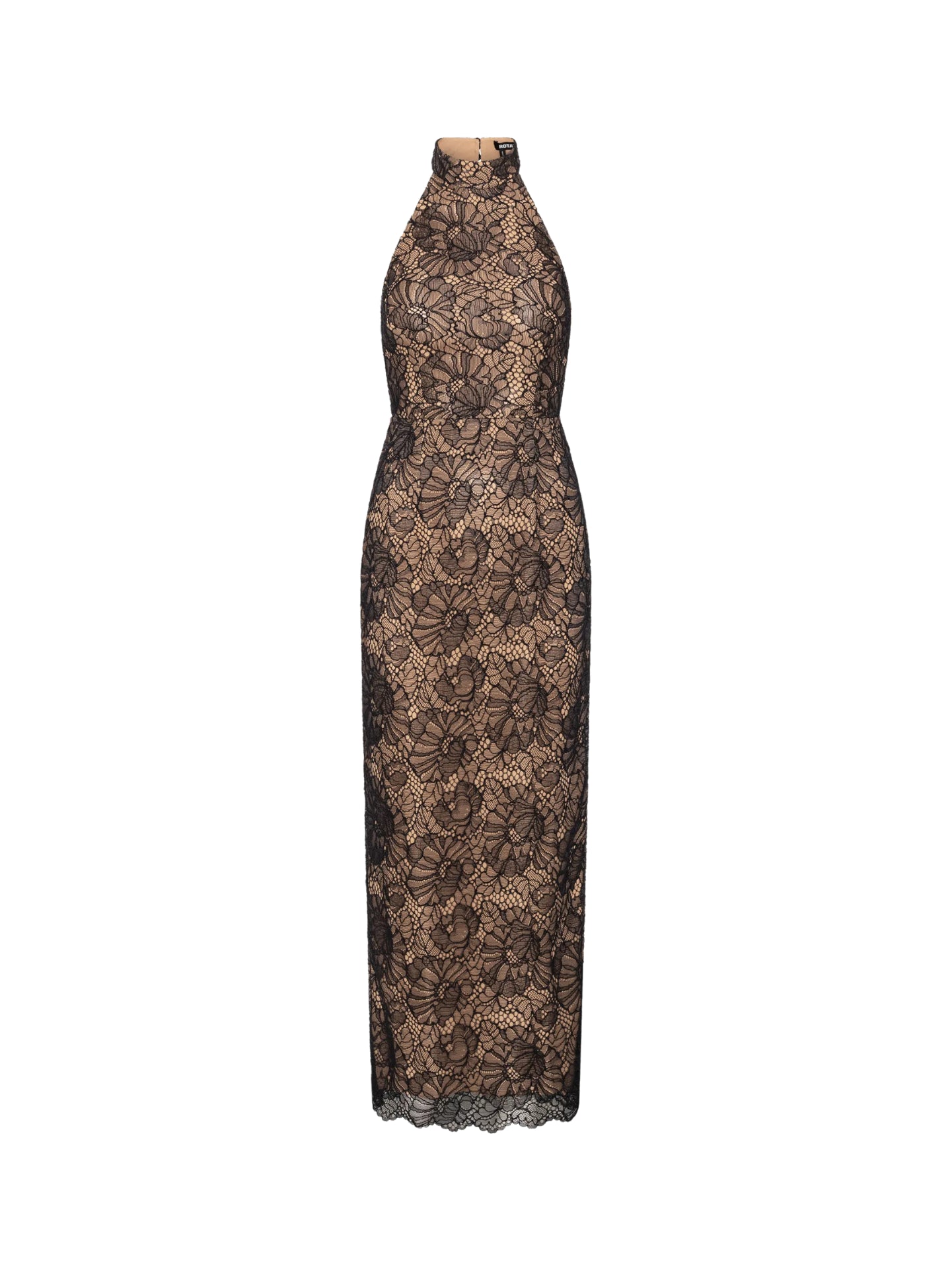 Rotate 116266100 abito lungo nero donna