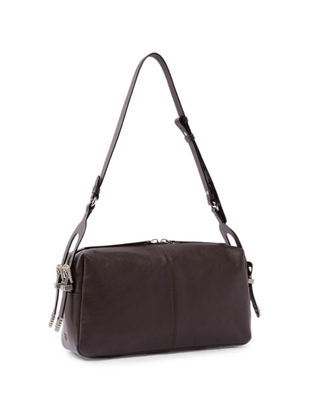 Pinko 106676 A2JGM12A borsa a mano marrone unica