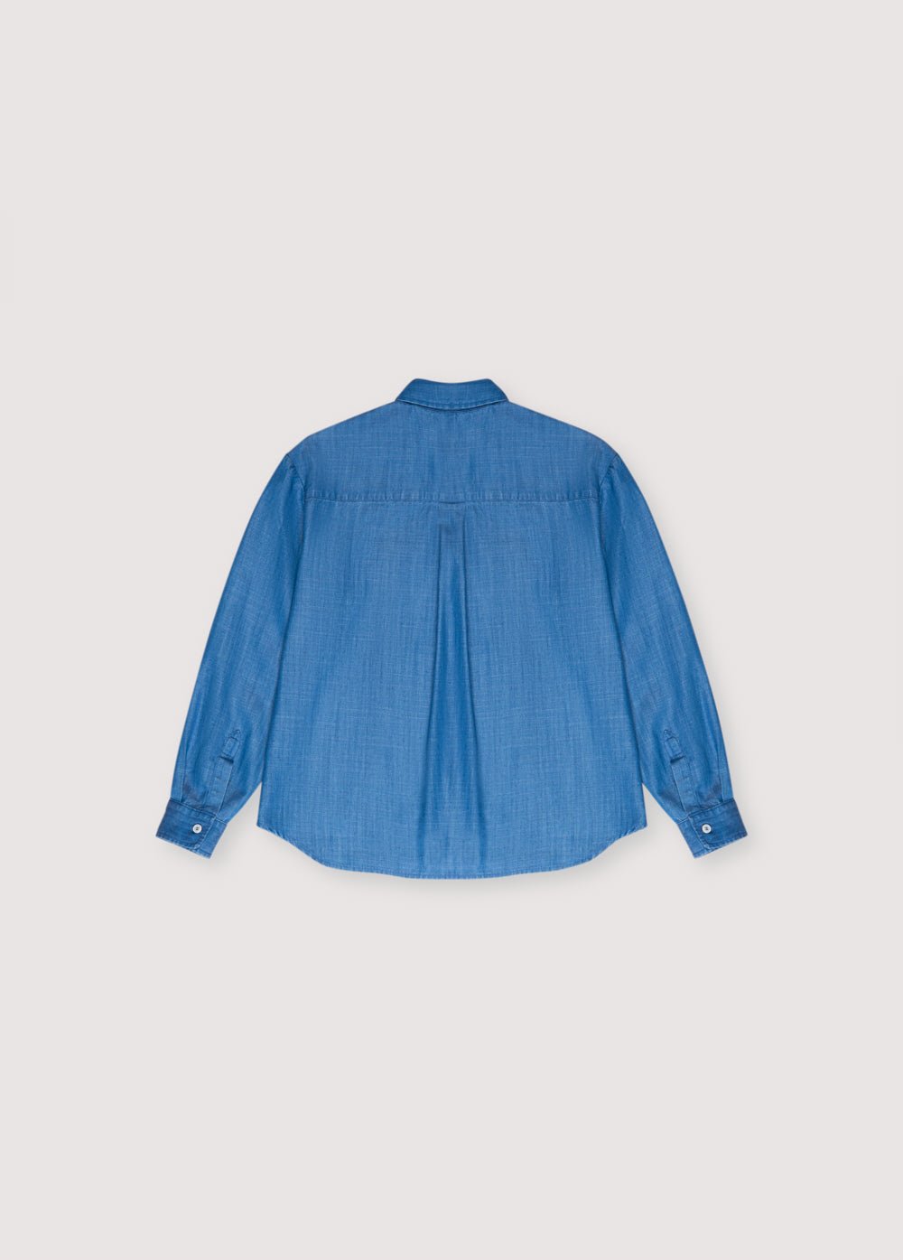 The New Society Ophelia Teen camicia tencel azzurra 12 anni