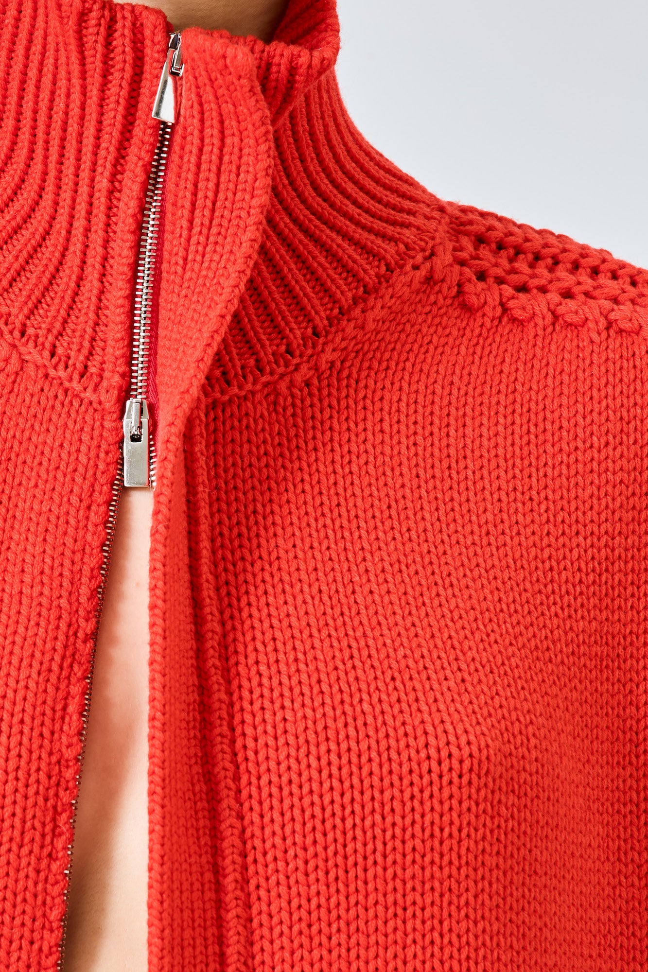 Sa Su Phi Matilda cardigan cashmere rosso senza maniche